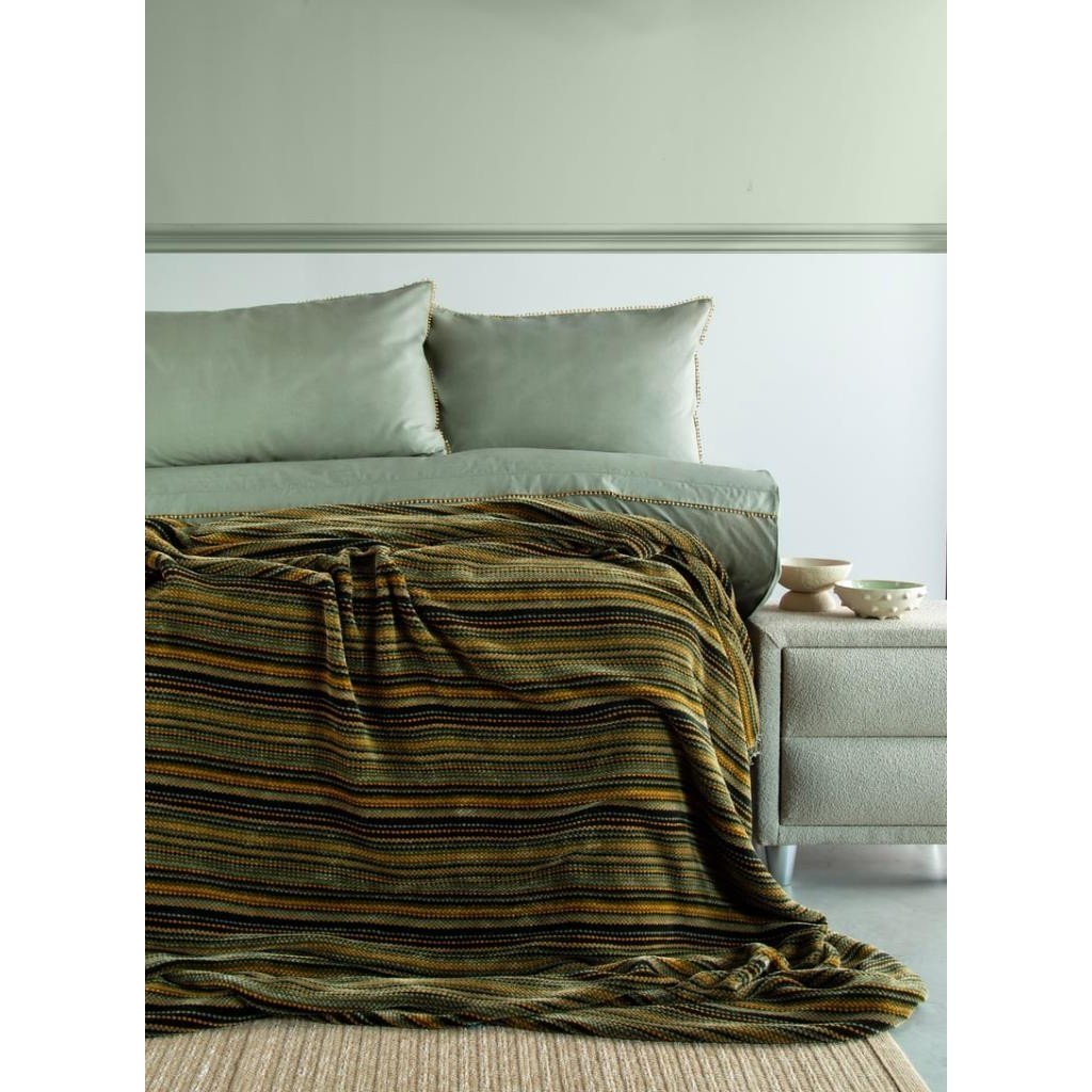 Lızbon Olıve Çift Kişilik Nevresim&yatak Örtüsü Set - Adaçayı - 240 x 220 cm Nevresim Takımı Fiyatı