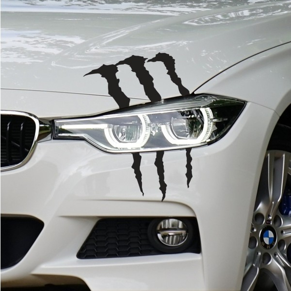 Lizpo Decor Far Için Monster Pençe - Oto Sticker - 30 - Siyah Oto Boyaları Fiyatı