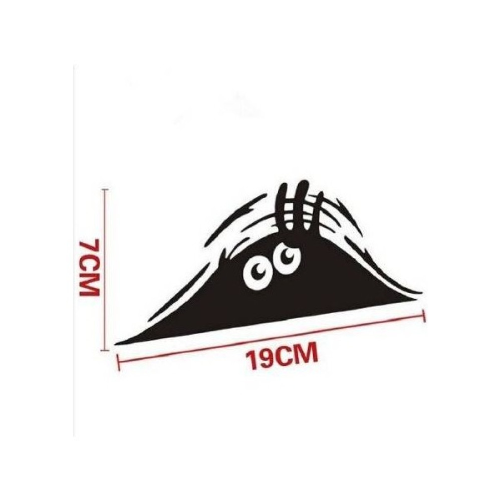 Lizpo Decor Oto Gözler Sticker Araba Yapıştırma - Siyah - 10 Oto Boyaları Fiyatı