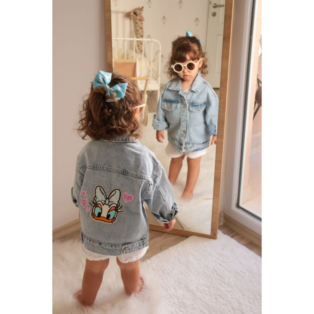 Lizroyalboutique Kız Çocuk Daisy Işlemeli Kot Ceket Kız Çocuk Giyim Takımı Fiyatı