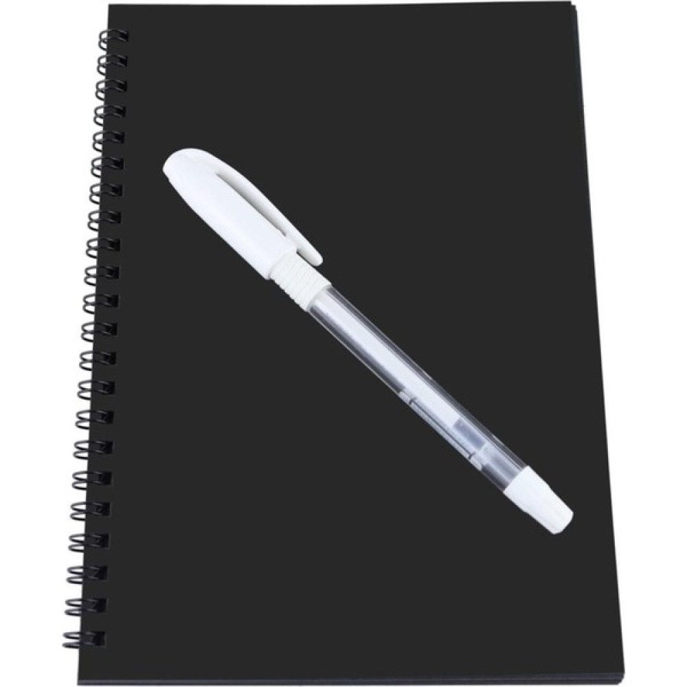 Lizy Siyah Yapraklı Defter Spiralli 14 x 20 100 gr 40 Sayfa ve Beyaz Kaliteli Jel Kalem Defter Fiyatı