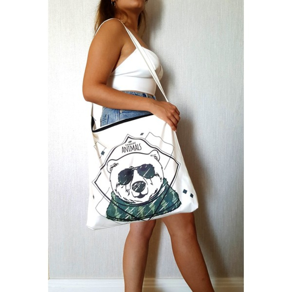 Lizzamoda Organik Ham Bez Çanta Fashion Animals Bayan Çanta ve Cüzdan Fiyatı