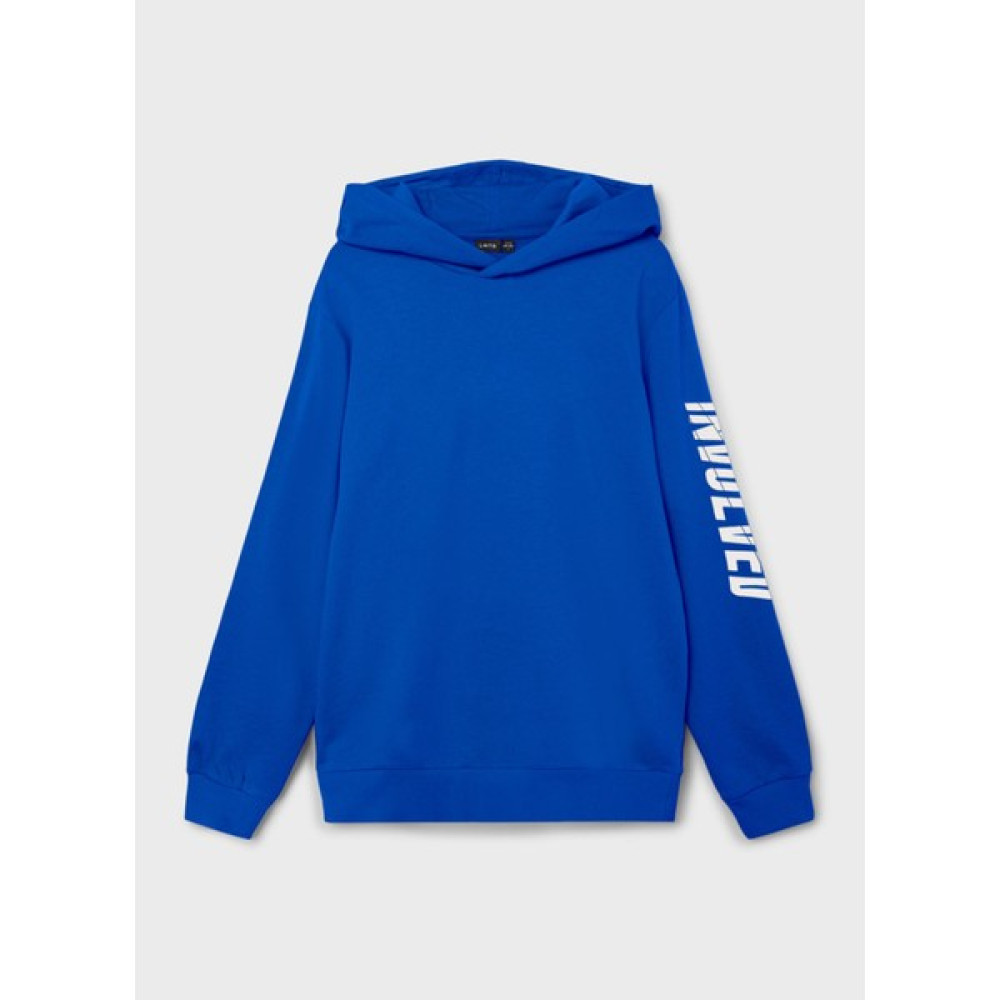 Lmtd Baskılı Erkek Çocuk Mavi Sweatshirt Nlmnolved Ls Sweat W. Hood T-Shirt & Sweatshirt (Outdoor) Fiyatı