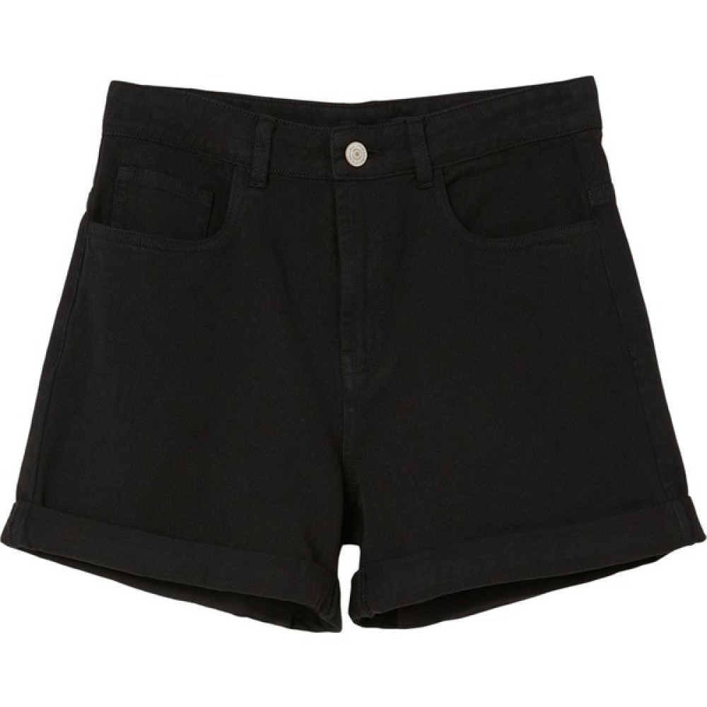 Lmtd Normal Bel Düz Siyah Kız Çocuk Denim Şort - 13203361 Kız Çocuk Capri / Kapri Fiyatı