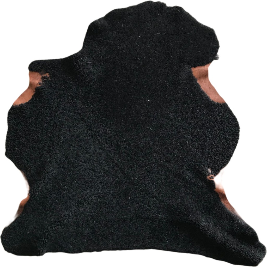 LN Leather Gerçek Koyun Postu Kısa Tüylü - Naturel Kısa Tüylü Koyun Postu - Doğal Post Paspas 80X60 cm - Siyah - 60 x 80 cm Araca Özel Paspaslar Fiyatı
