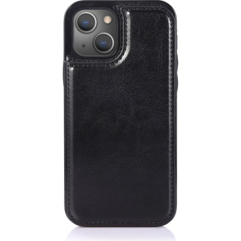 Lnobern Apple iPhone 13 (6,1 Inç) ile Uyumlu Çoklu Kart Yuvası Arkadan Çevirmeli Koruyucu Kickstand Kılıf (Yurt Dışından) - Siyah Cep Telefonu Kılıfı Fiyatı