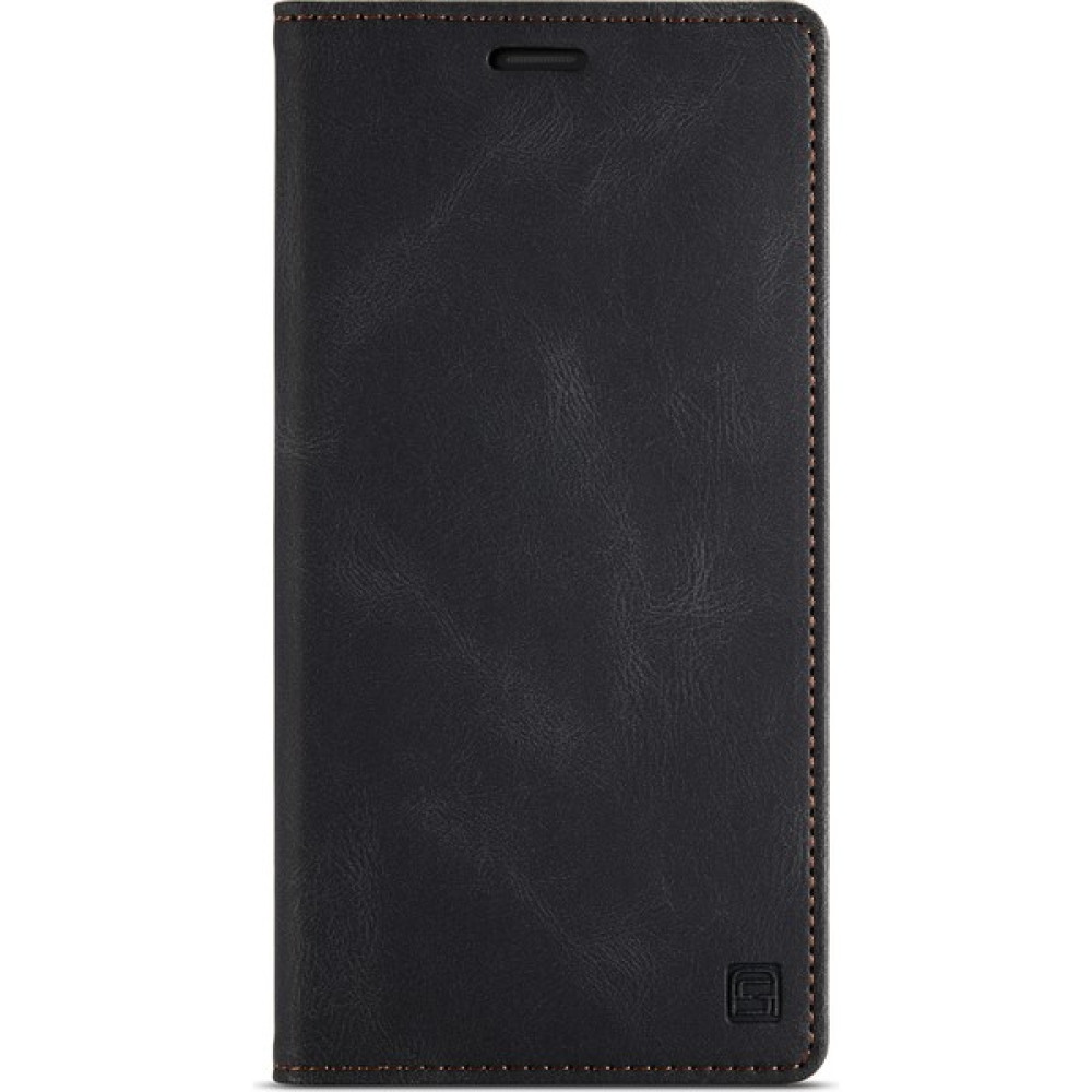 Lnobern Retro Tarzı Rfıd Engelleme Cüzdan Kılıfı iPhone X-Xs (5,8 Inç) ile Uyumlu (Yurt Dışından) - Black - iPhone XS Cep Telefonu Kılıfı Fiyatı