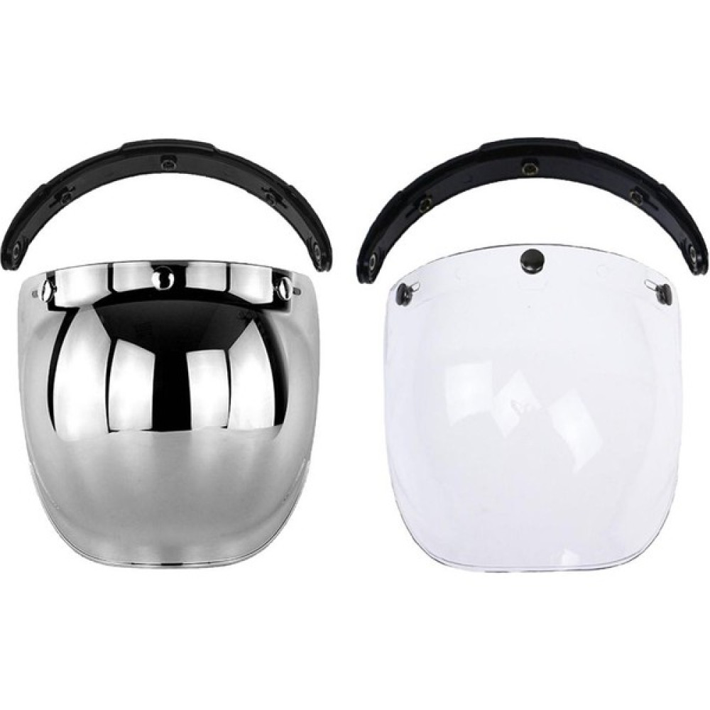 Lnshop 2x Açık Kask Vizörü Motosiklet Kask Kabarcığı Vizör Pc Lens. (Yurt Dışından) Motorsiklet Kaskları Fiyatı