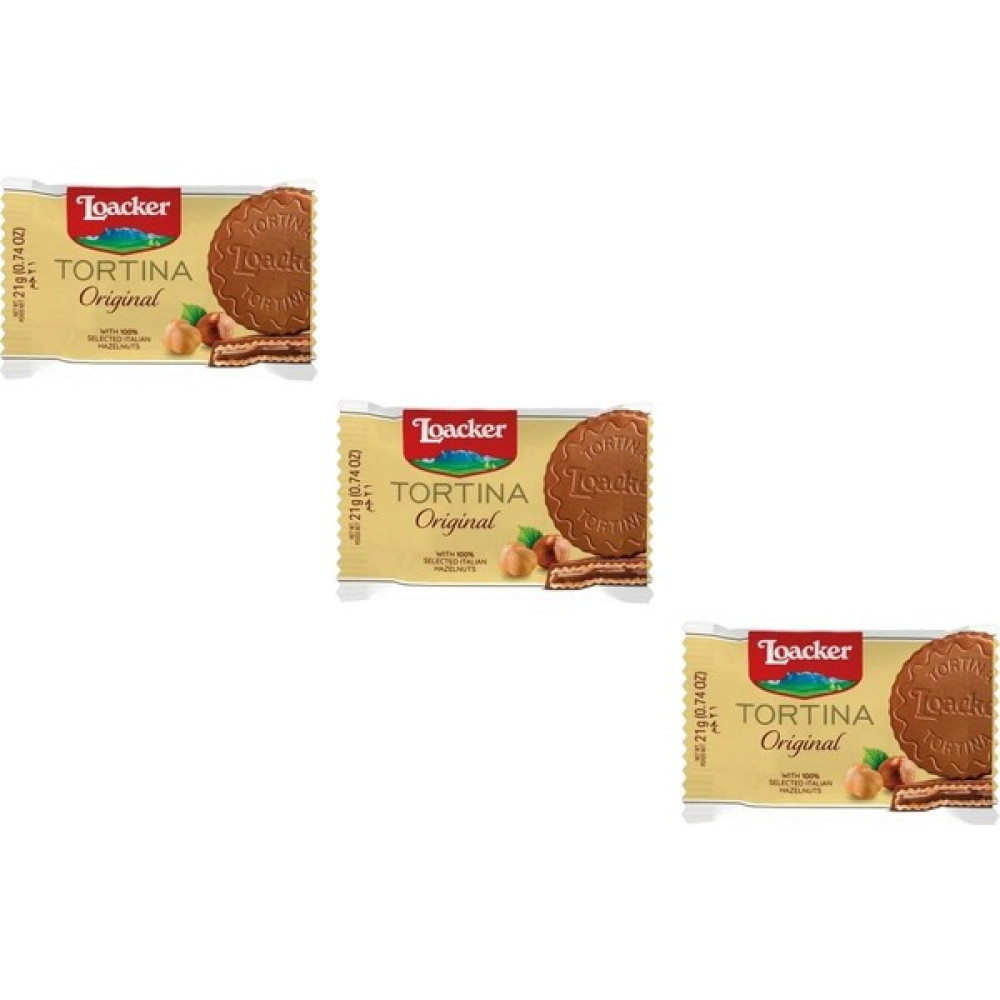 Loacker Tortina Original Italyan Fındıklı Gofret - 3 Adet - 21 gr Oto Boyaları Fiyatı