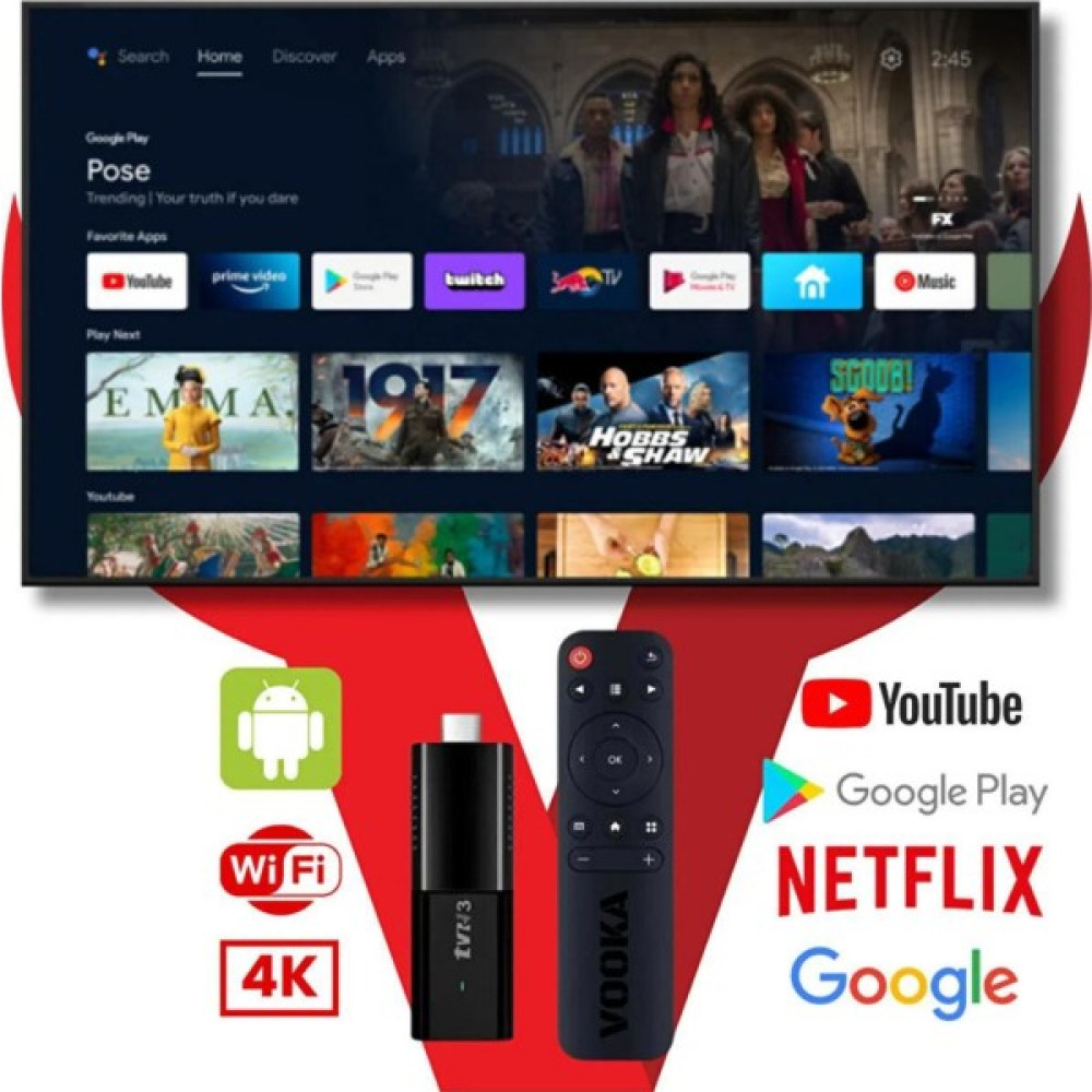 Lobo Ultra Hd Android Tv Box 4K Android Tv Tv Box Tv Stick Akıllı Tv Medya Oynatıcı Smart Tv Wifi Ev Sinema Receiverları Fiyatı