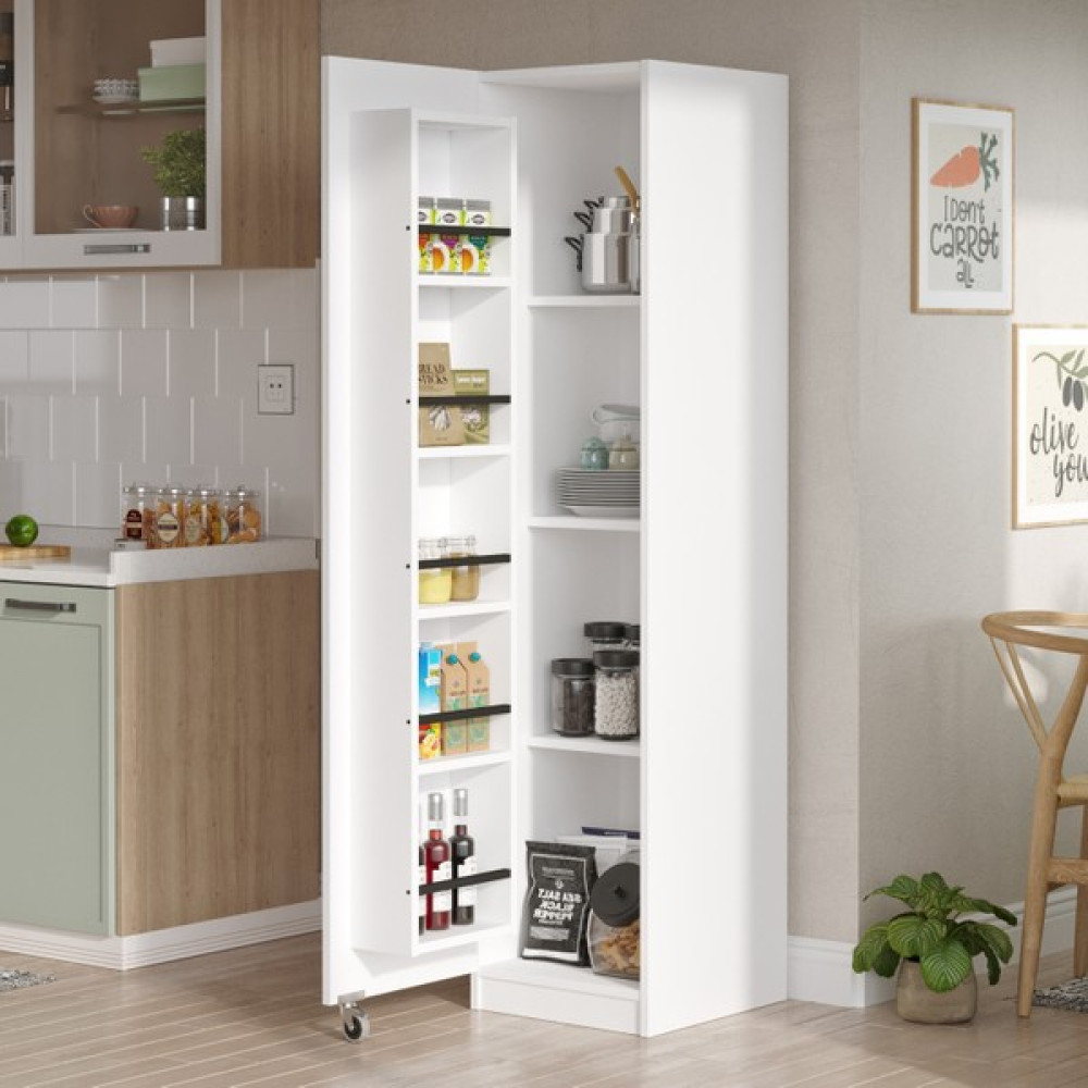 L'occi Concept Blois Çok Amaçlı Dolap Kiler Dolabı Erzak Dolabı Beyaz Bl1-W Gardrop & Dolap Fiyatı