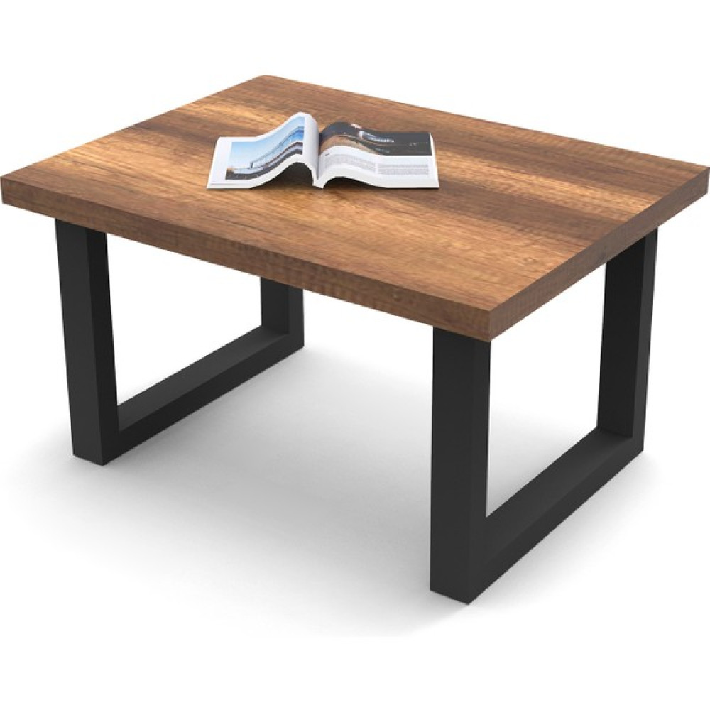 L'occi Concept March B Ofis Sehpası Metal Ayaklı Barok - Y: 55 cm D: 60 cm G: 80 cm - Ceviz Çalışma Masası Fiyatı
