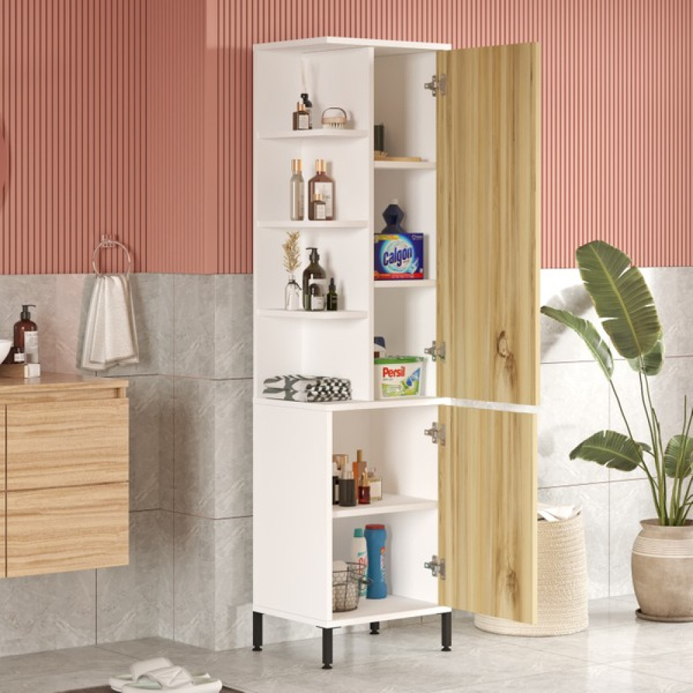 L'occi Concept Nantes Çok Amaçlı Dolap Banyo Dolabı Keçe-Beyaz Nt1-Wk Gardrop & Dolap Fiyatı