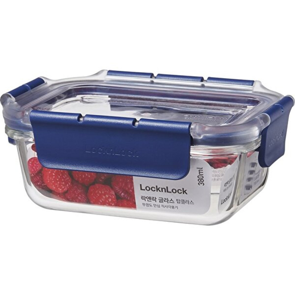 Lockn Lock Ll Top Class Fırın & Saklama Kabı Dörtgen Kilitli 380 ml Mavi Saklama Kapları Fiyatı