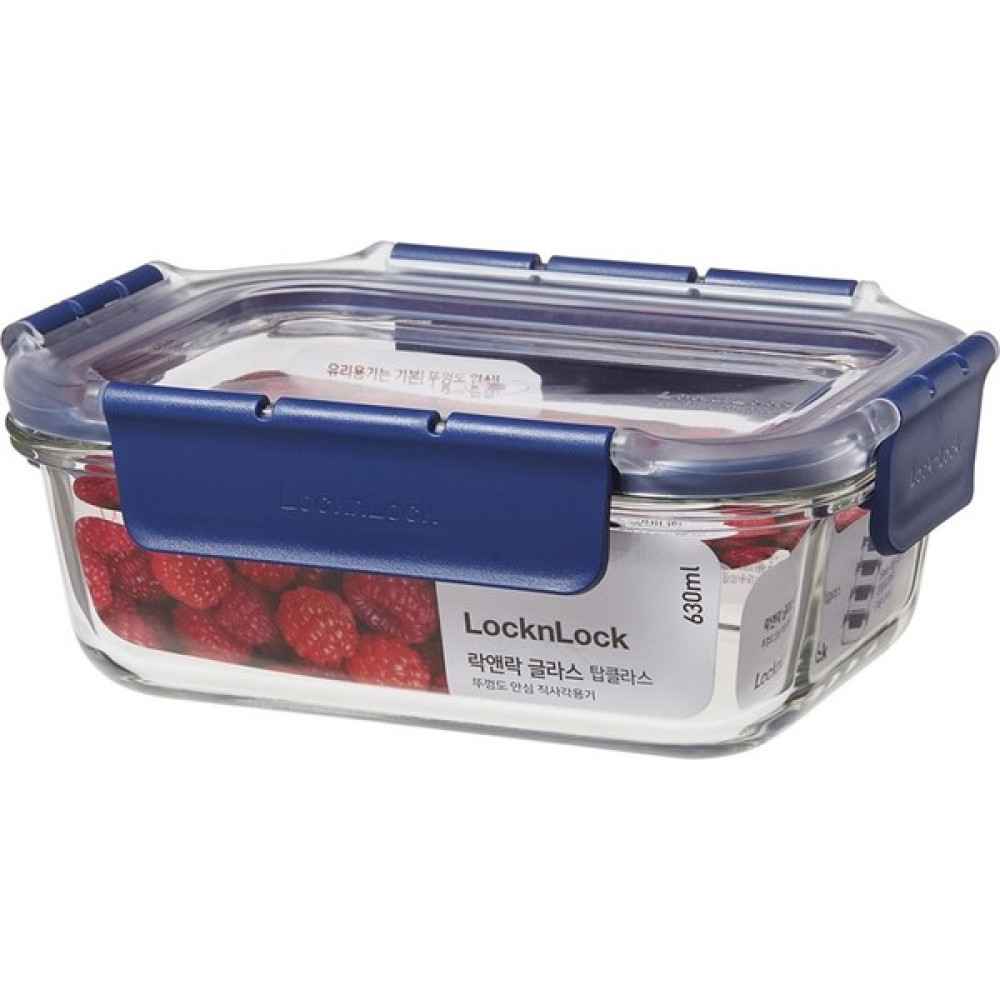 LocknLock Top Class Fırın & Saklama Kabı Dörtgen Kilitli 630 ml Mavi Saklama Kapları Fiyatı