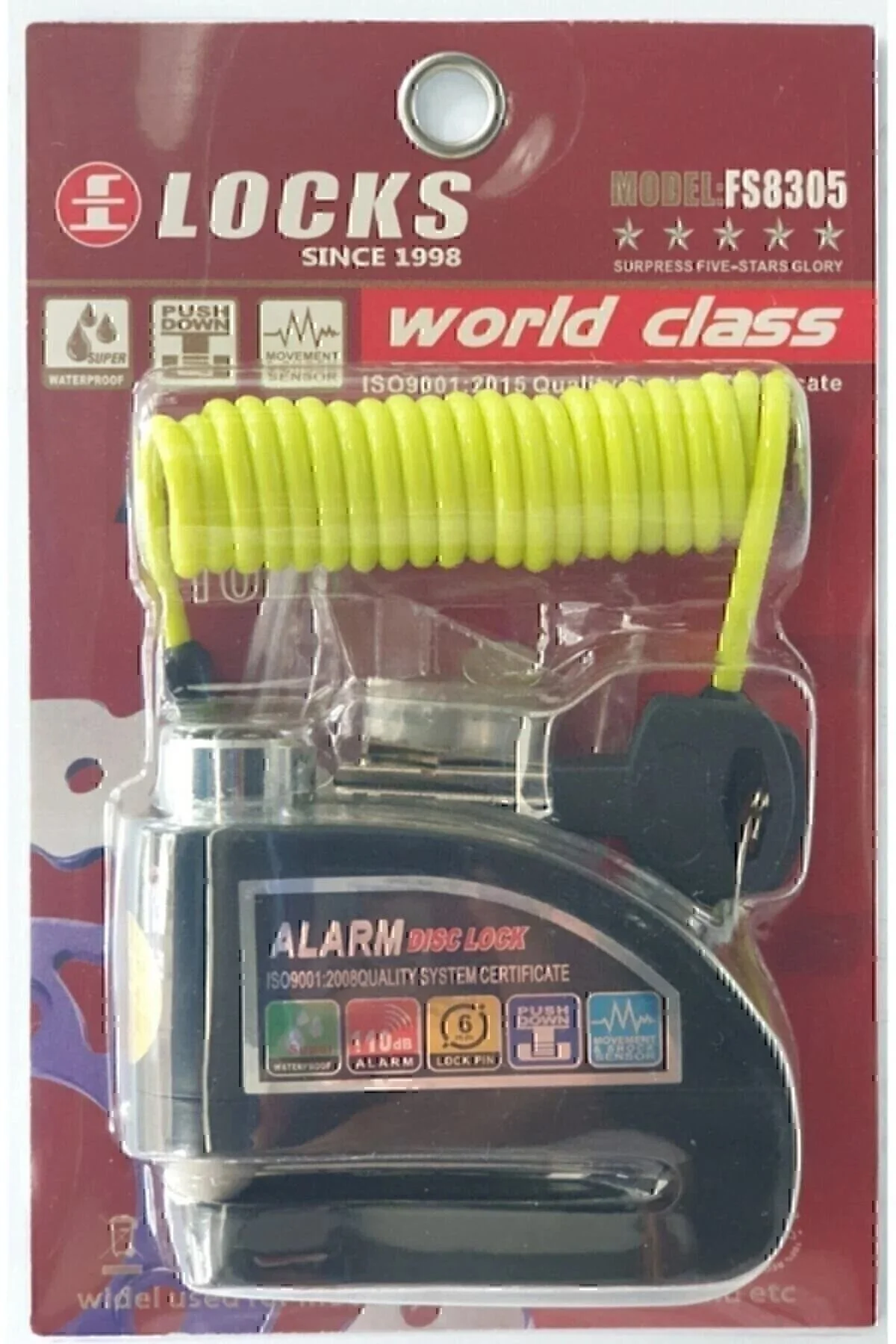 Locks 110 Db Siyah Motosiklet Alarmlı Disk Kilidi Hatırlatma Kablolu (SARI-SİYAH-YEŞİL-MAVİ-GRİ RENK)" Motorsiklet Kilidi & Alarmı Fiyatı