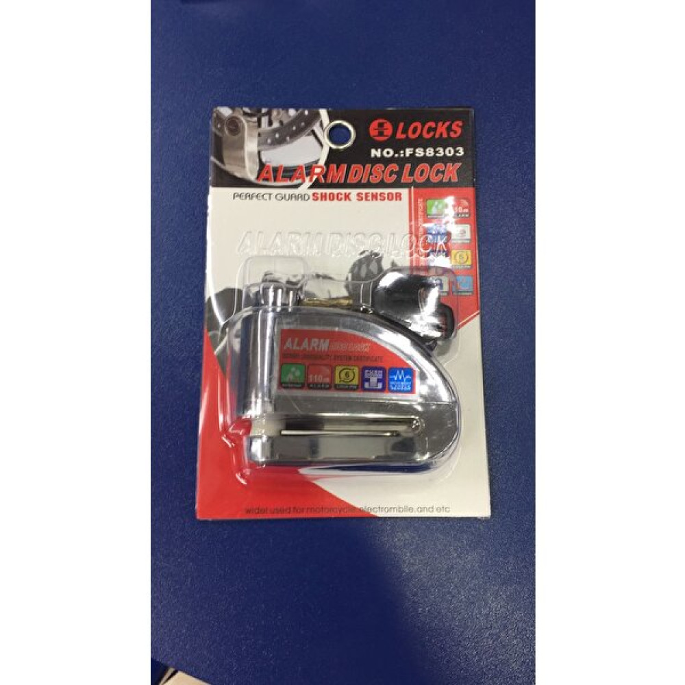 Locks Alarmlı Disk Kilidi Döküm Krom Normal Anahtarlı Motorsiklet Kilidi & Alarmı Fiyatı