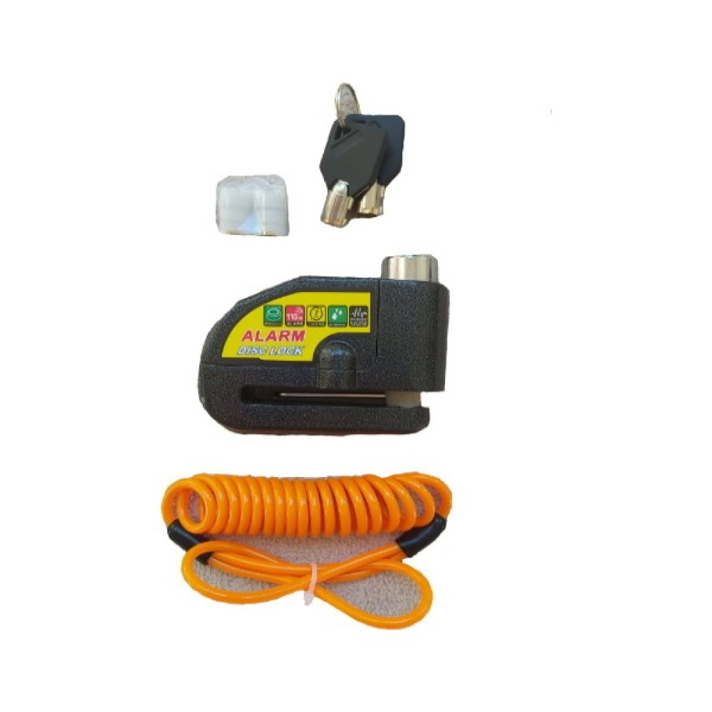Locks Alarmlı Disk Kilidi Siyah Renk Hatırlatma Kablosu Dahil Motorsiklet Kilidi & Alarmı Fiyatı
