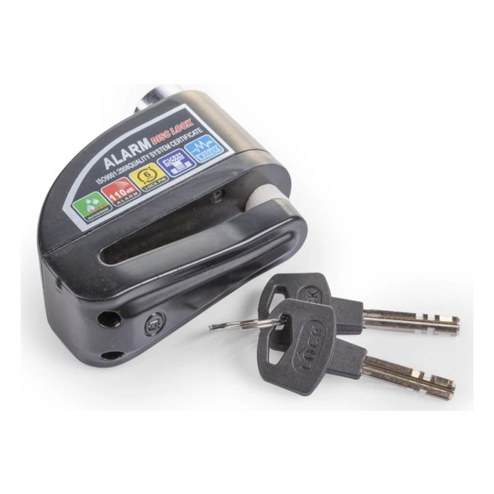 Locks Motosiklet Alarmlı Disk Kilidi 110DB - Siyah Motorsiklet Kilidi & Alarmı Fiyatı