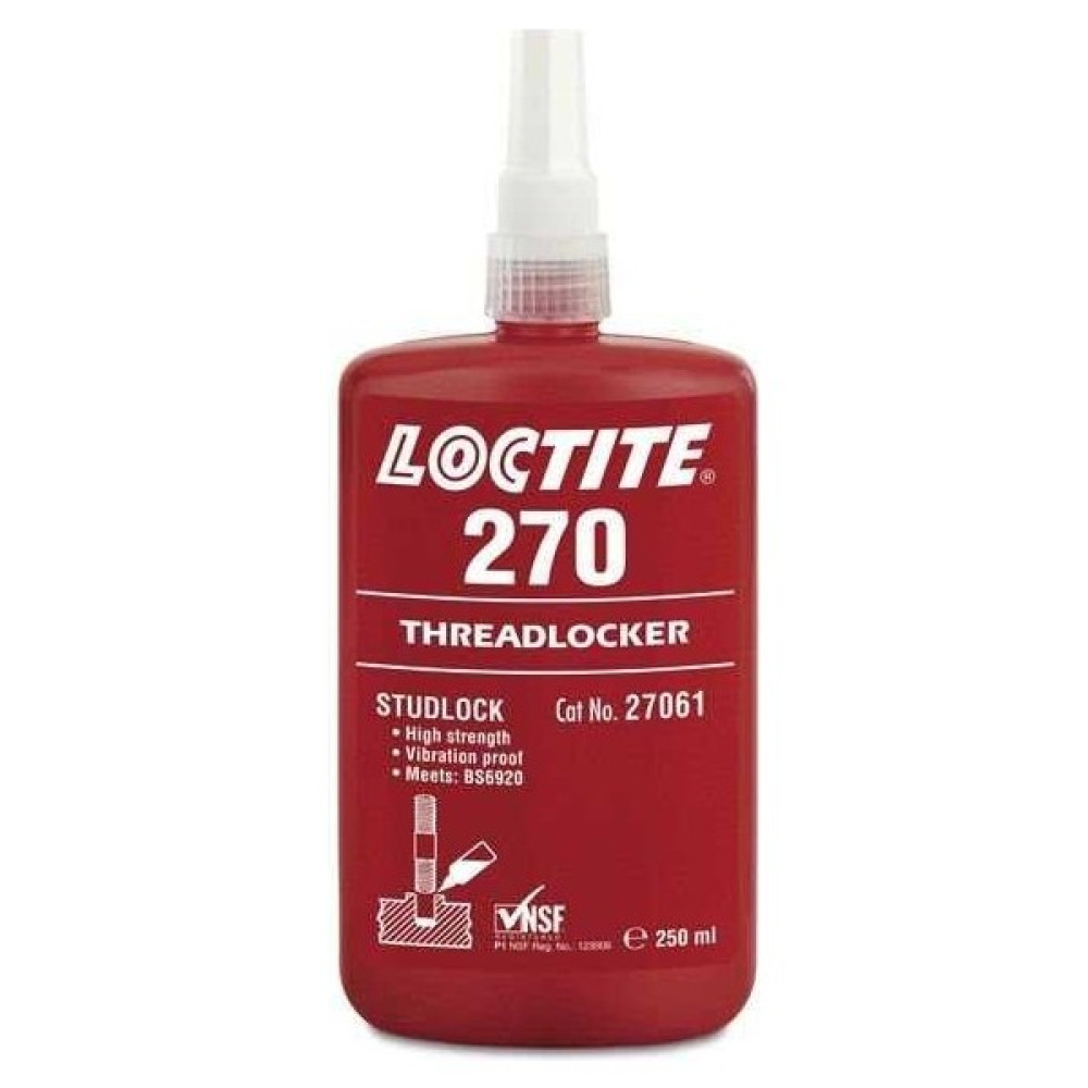 Loctite 270 Yüksek Mukavemetli Sökülmez Civata Sabitleyici 250 ml Nalburiye & Hırdavat Fiyatı