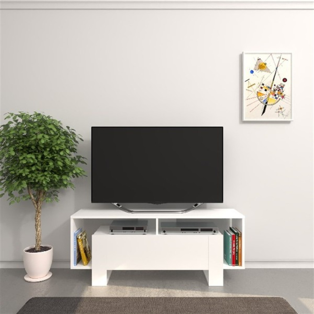 Lode Melvılle Tv Ünitesi - Beyaz Tv Ünitesi / Sehpası Fiyatı