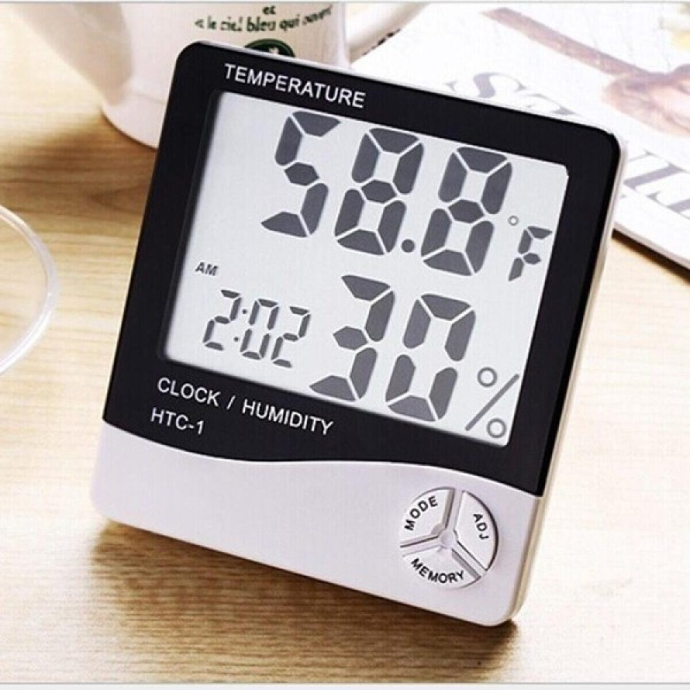 Lodose Derece Termometre Isı Nem Saat Alarm Mini Dijital Termometre Nem Ölçer Oda Sıcaklığı Iç Mekan Termometre & Higrometre Fiyatı