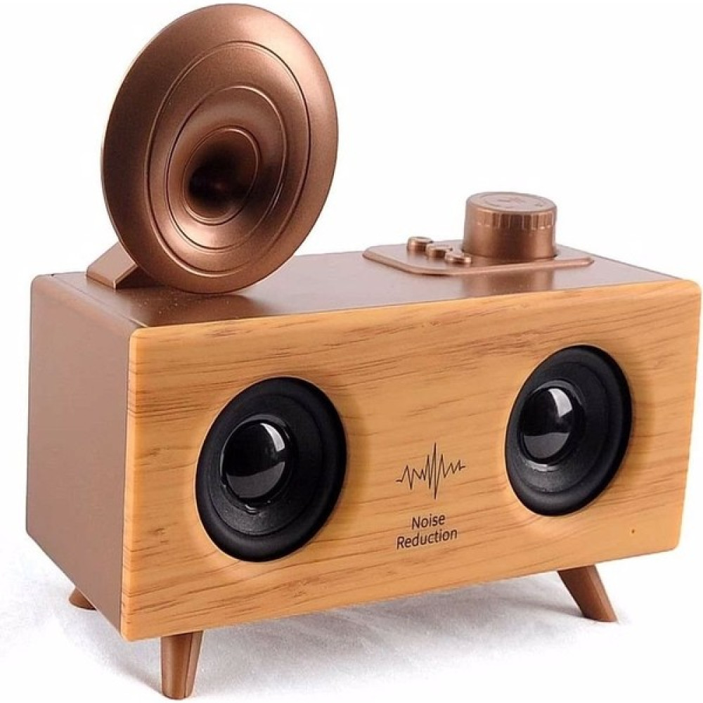 Loggia Antika Klasik Ahşap Retro Dizayn Bluetooth Hoparlör Fm Radyo Gramofon B6 Müzik Kutusu - Siyah - Siyah Bluetooth Hoparlör Fiyatı