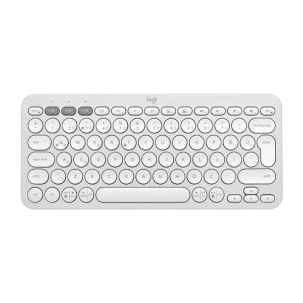 Logıtech K380S Pebble Keys 2 Bluetooth Bağlantılı Kablosuz Klavye Beyaz 920-011860 Çoklu Cihaz Özellikli Kablosuz Klavye Fiyatı