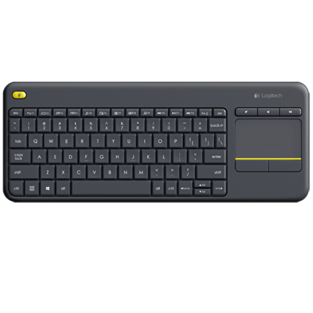 Logitech K400 Plus Dokunmatik Kablosuz Siyah Smart Tv Klavye 920-007149 Kablosuz Klavye Fiyatı