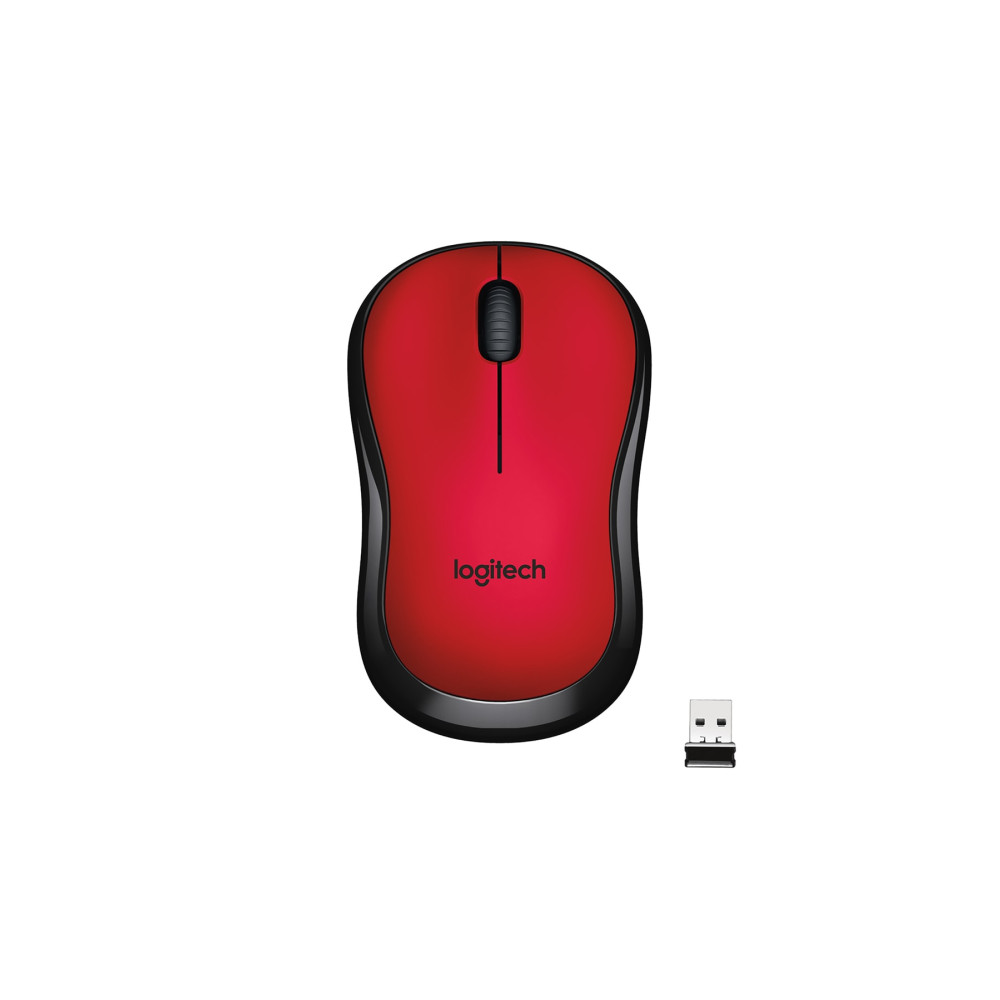 logitech M220 Sessiz Kompakt Kablosuz Mouse Kırmızı Klavye - Mouse Fiyatı