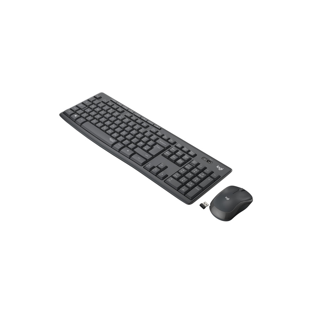 logitech Sessiz Kablosuz Türkçe Klavye Mouse Seti - Siyah Klavye - Mouse Fiyatı