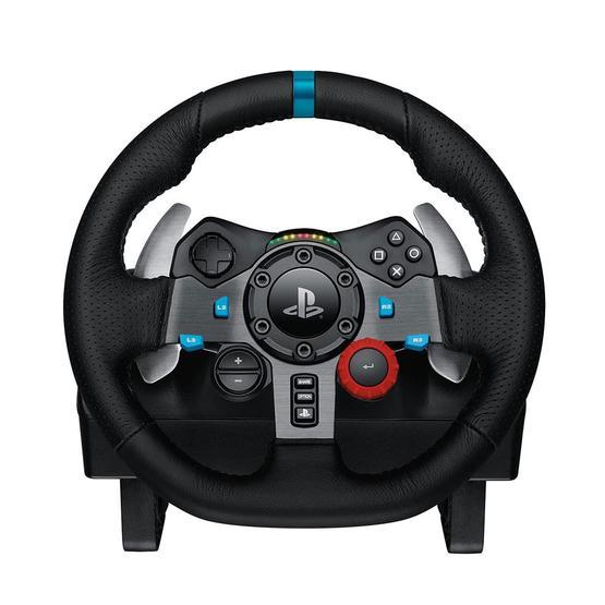 Logitech Siyah PS4/PS3/PC/Mac - UK Fiş G 29 Driving Force Oyun Yarış Bisikleti İki Motor Force Feedback 900° Direksiyon Alanı Deri Direksiyon Ayarlanabilir Pasanmaz Çelik Zemin Pedalı