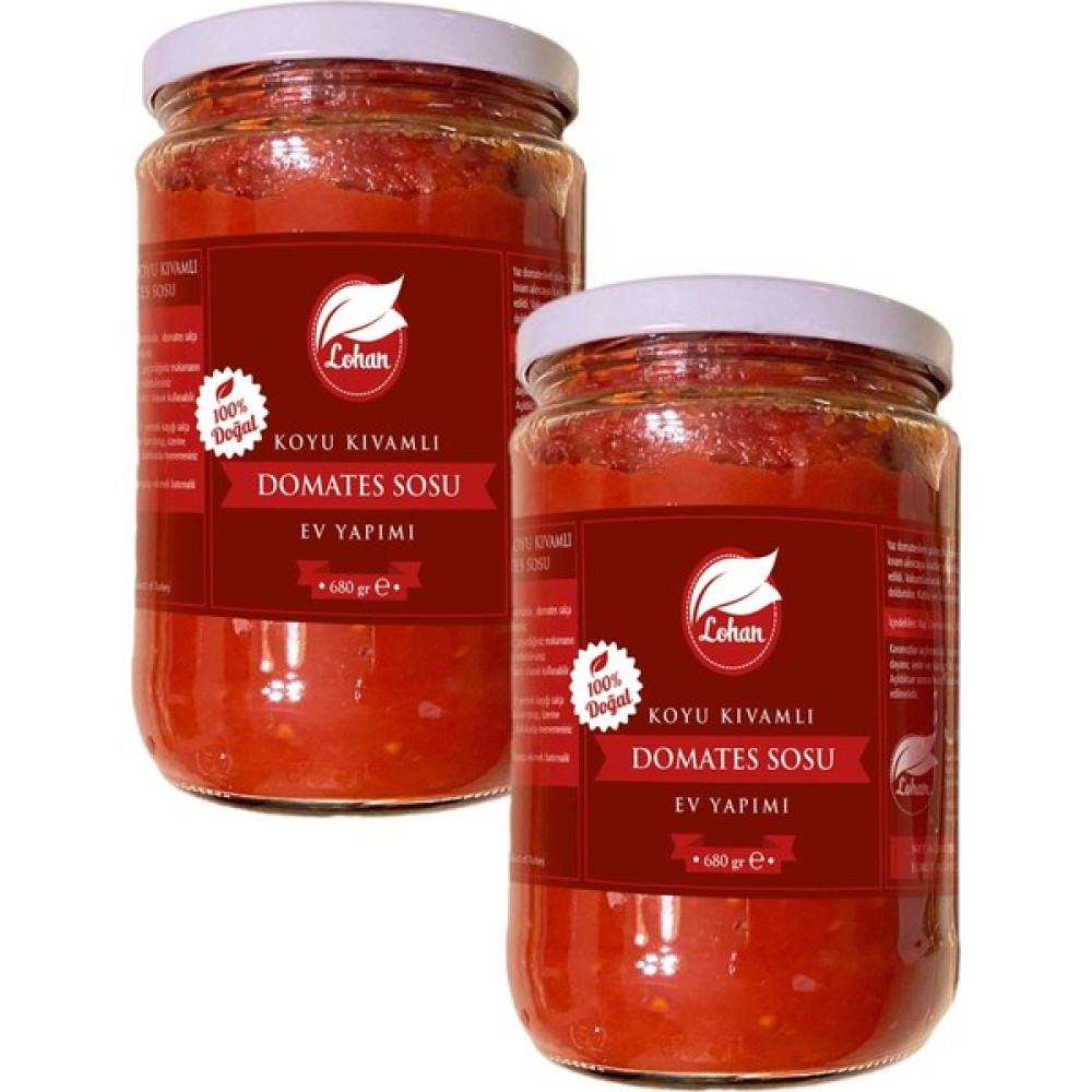 Lohan Domates Salça Sos, Tatlı Sos , %100 Doğal, Ev Yapımı, Net 680 Gram X2 Adet - 1,35 kg Oto Boyaları Fiyatı