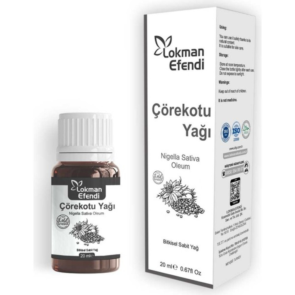 Lokman Efendi Çörekotu Yağı 20 cc - A47 Nemlendiriciler Fiyatı