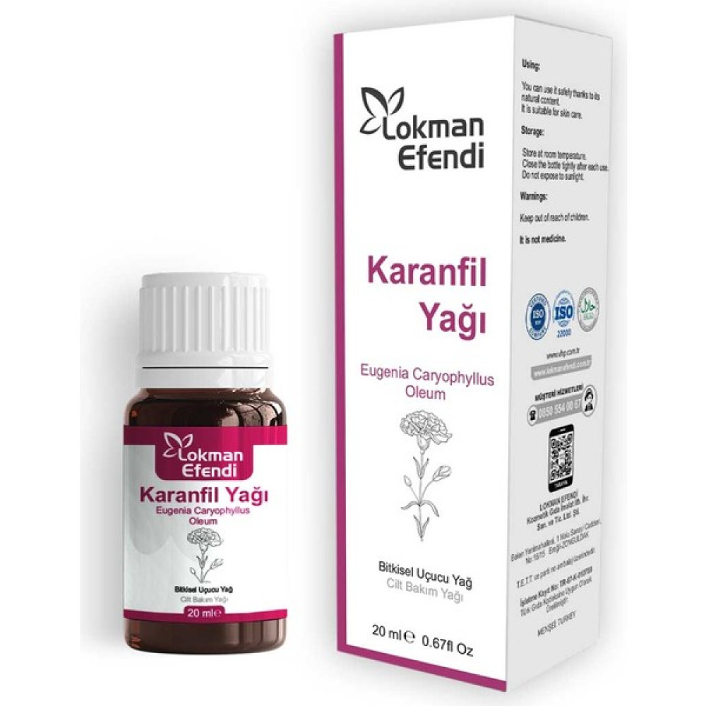 Lokman Efendi Karanfil Yağı 20 Cc - 20ML Nemlendiriciler Fiyatı