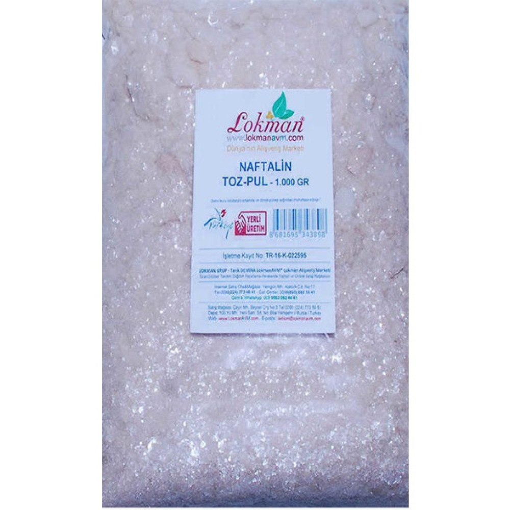 Lokman Naftalin Toz Pul 1000 gr Paket Temizlik Malzemeleri Fiyatı