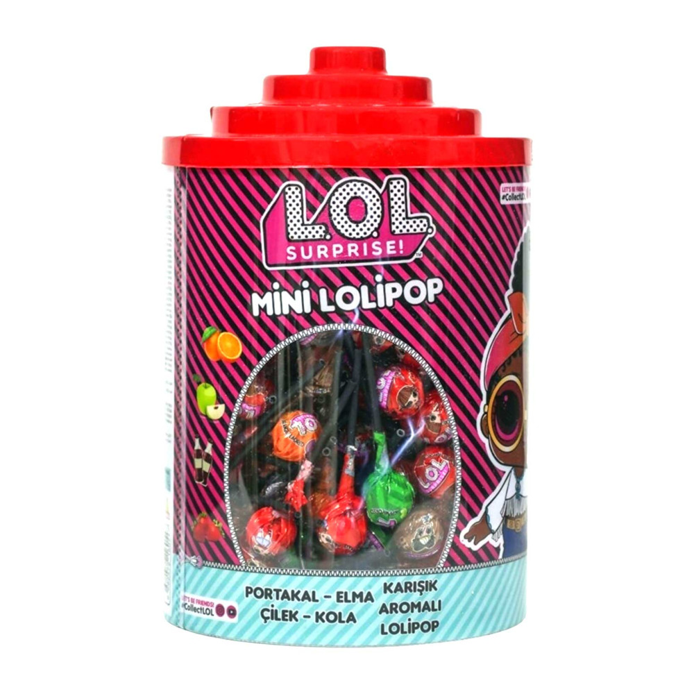 Lol Mini Lolipop Şeker 6,5 gr X 200'lü Paket Şekerleme Sakız Fiyatı