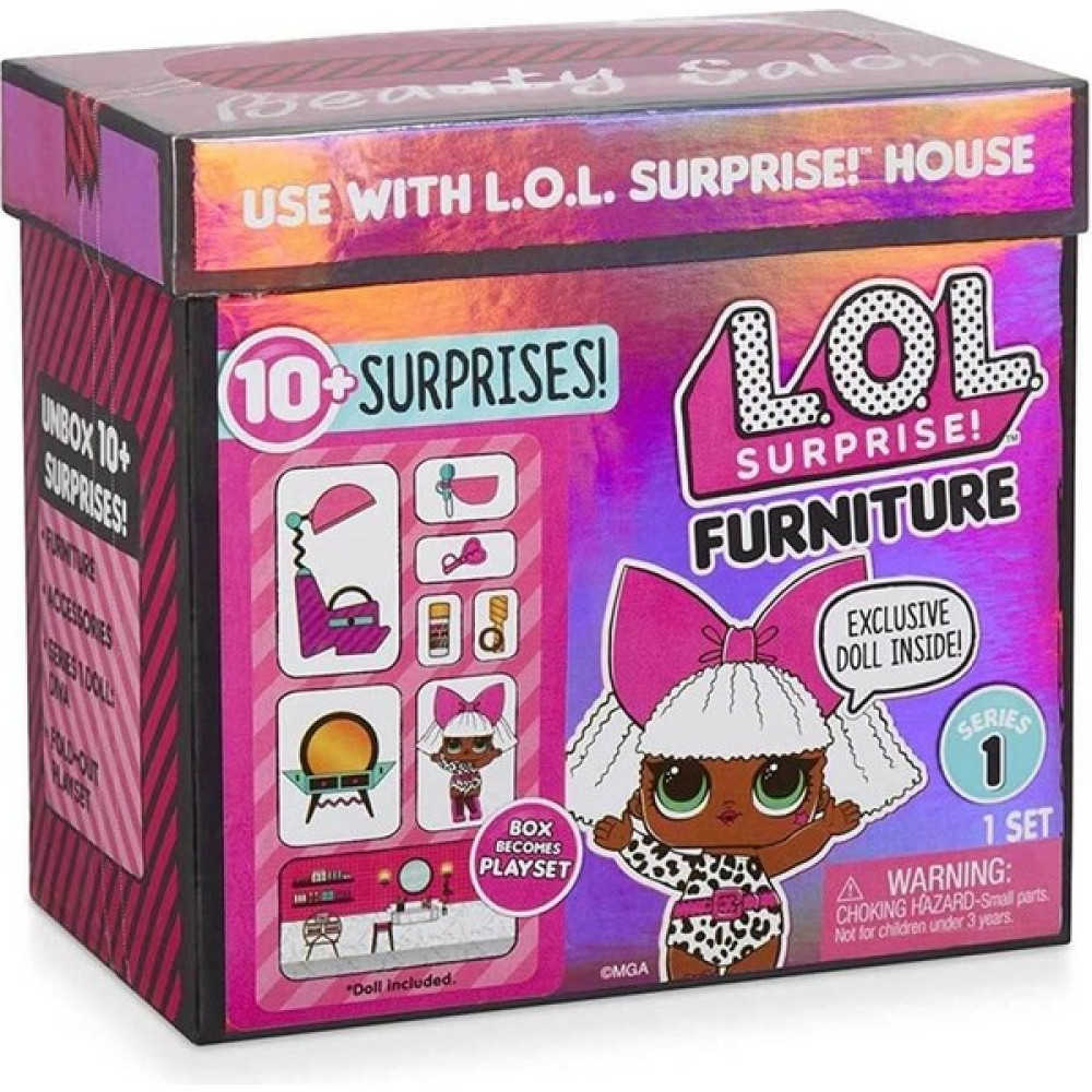 L.o.l. Surprise! L.o.l Bebek ve Mobilya Oyun Seti LLU90000 Beauty Salon - Renkli Oyuncak Fiyatı