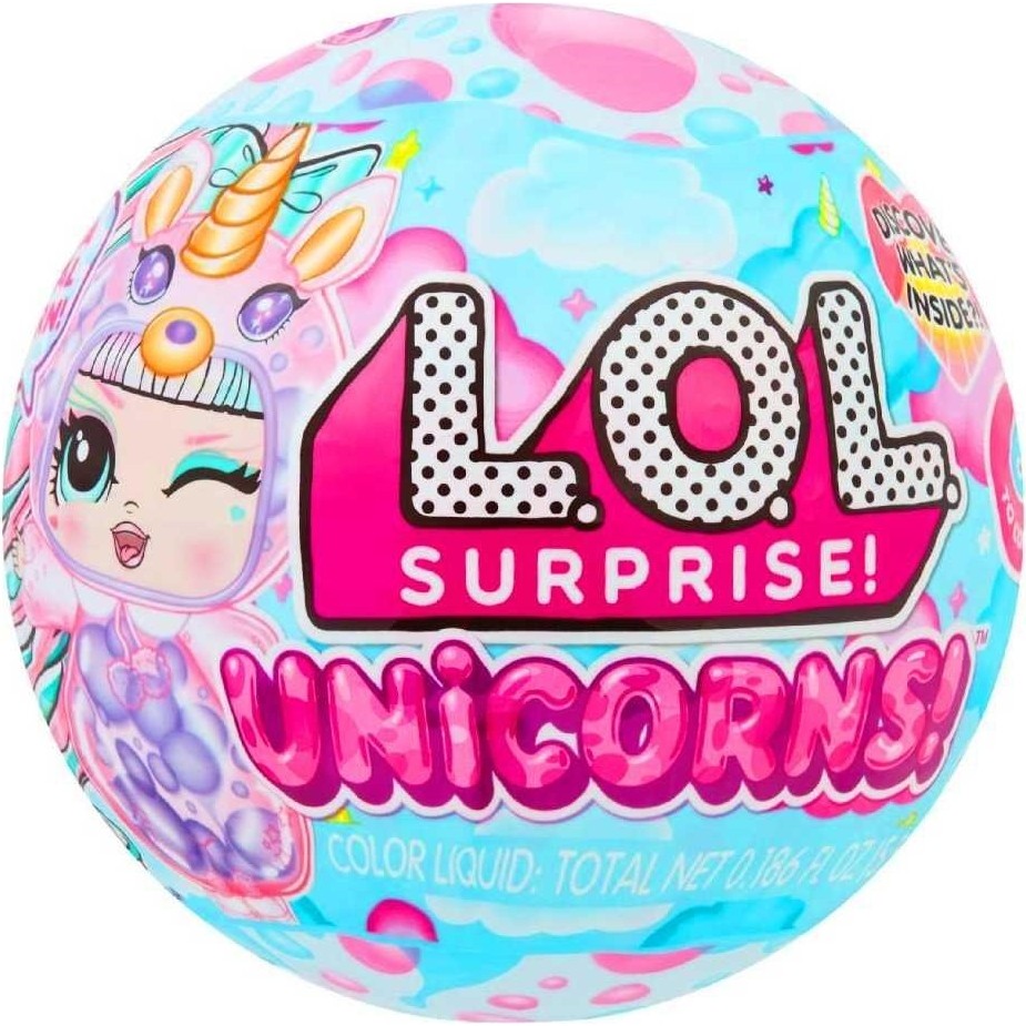 Lol Surprise Unicorns 121336 Unicorn Bebek Sürpriz Top 6+ - Renkli Aksiyon Figürleri Fiyatı