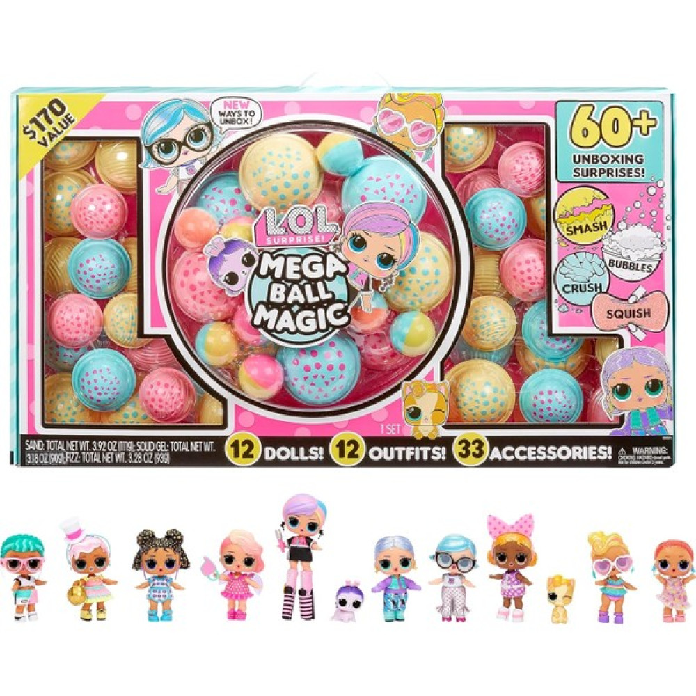Lol Sürpriz Mega Ball Magic 12 Koleksiyonluk Bebek 60+ Sürpriz Oyun Seti Fiyatı