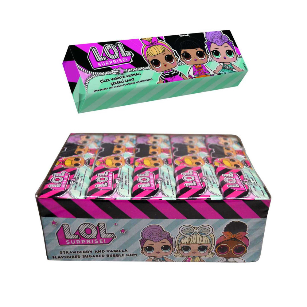 Lol Sürpriz Sakız 5'li Paket 20 gr x 20'li Kutu Şekerleme Sakız Fiyatı