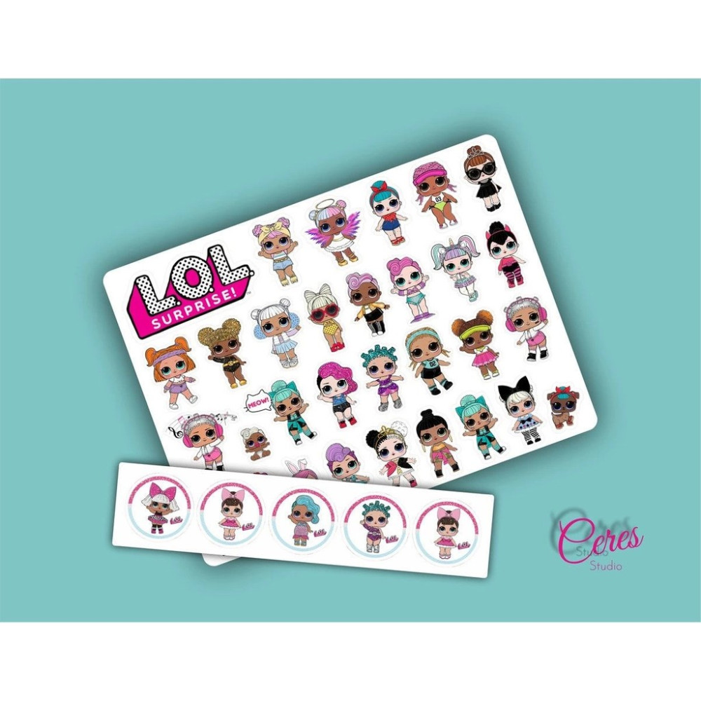 Lol Temalı Sticker Etiket 2 Sayfa 36 Adet Etiket Okul Etiketi Fiyatı