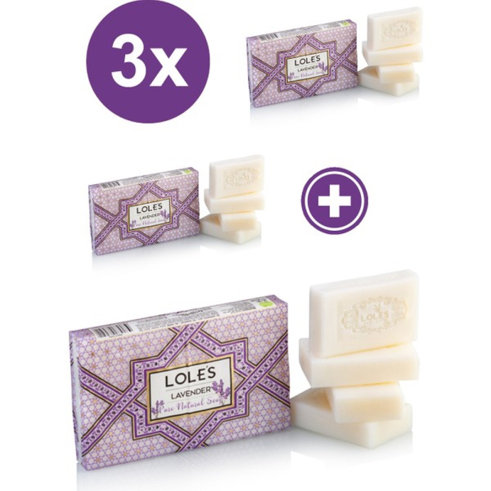 Lole's Banyo Sabunu - Lavanta 3 adet 600 gr Sabunlar Fiyatı