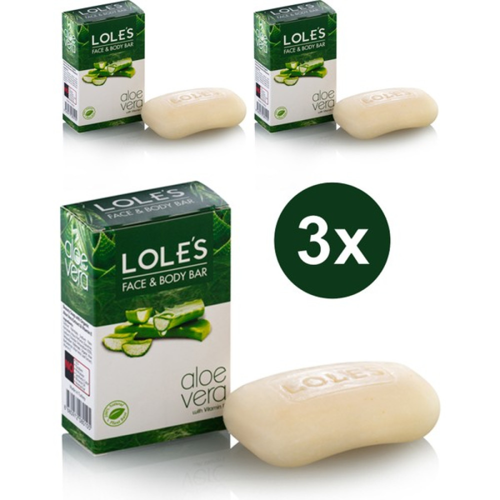 Lole's Bitkisel Aloe Vera Sabunu 3 x 100 gr Sabunlar Fiyatı
