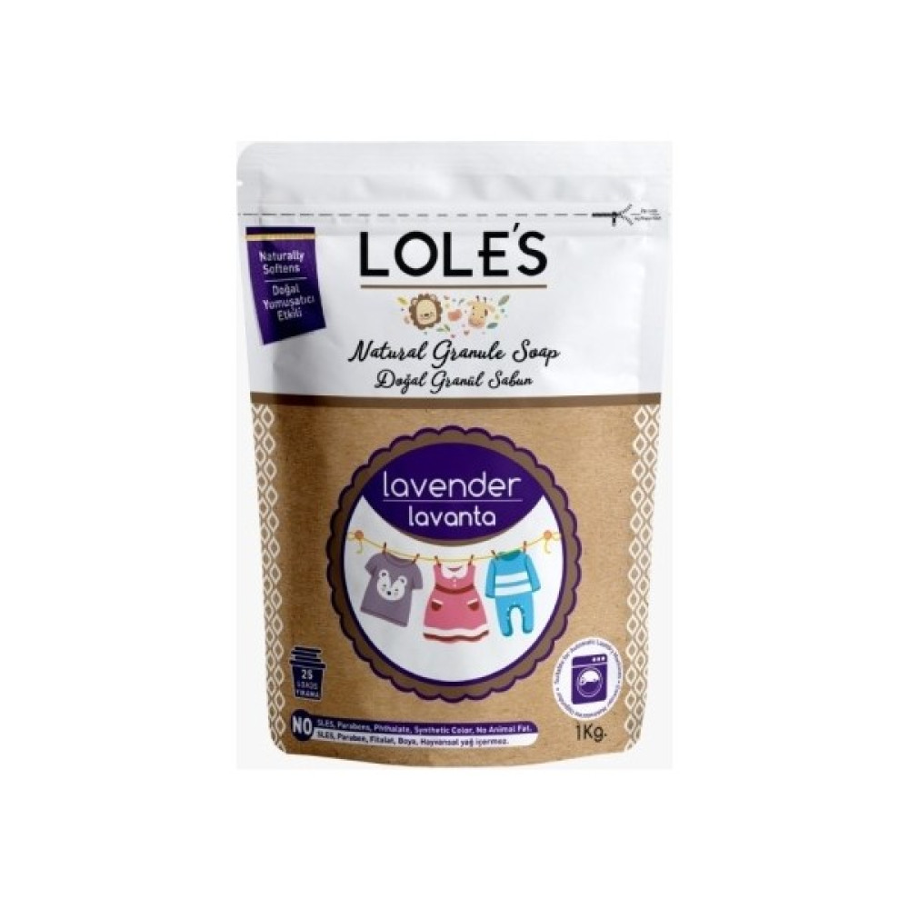 Lole's Doğal Granül Matik Lavanta Kokulu Sabun 1 Kg Çamaşır Deterjanı Fiyatı