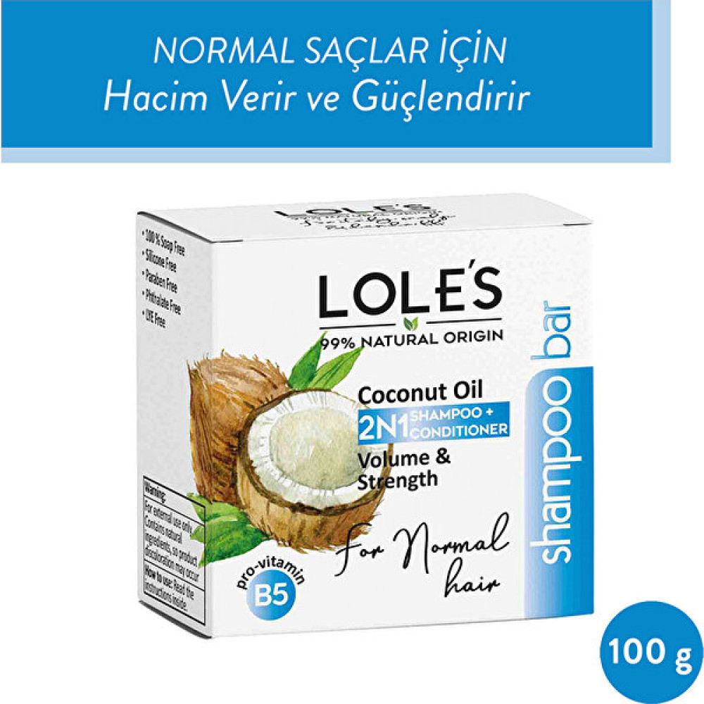 Lole's Doğal Katı Şampuan Hindistan Cevizi Yağı 100 gr Şampuan ve Saç Kremi Fiyatı