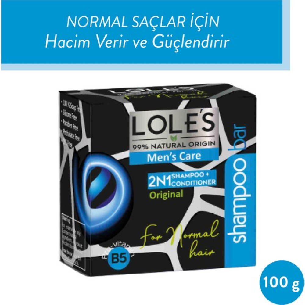 Lole's Doğal Katı Şampuan Men's 100 gr Şampuan ve Saç Kremi Fiyatı