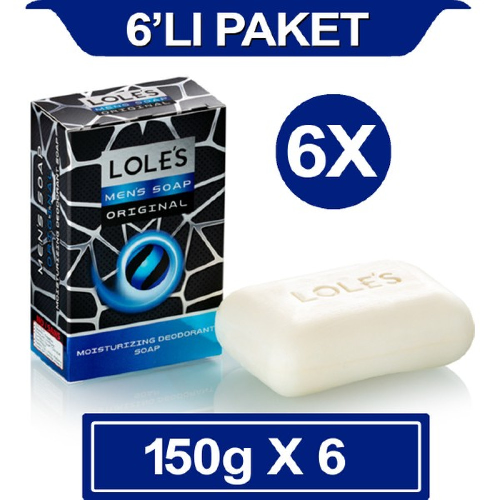 Lole's Lüks Erkek Bakım Sabunu -6X150 gr Oto Boyaları Fiyatı