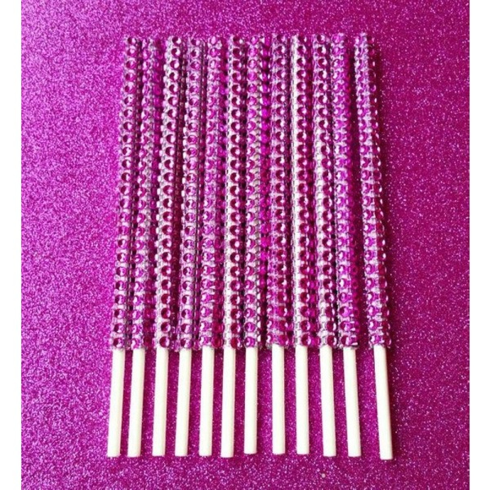 Lolipop Kek Cake Pop Çubukları Pembe Taş Şeritli 12li Oto Boyaları Fiyatı