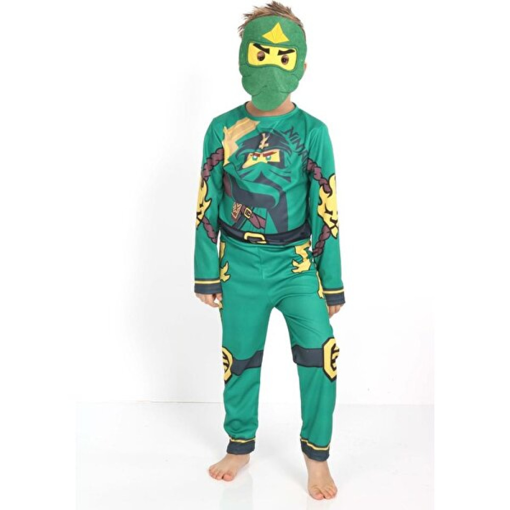Lolli Boom Kids Erkek Çocuk Ninja Go Maskeli Kostüm Yeşil Renk - 3 - 4 Yaş Oyuncak Fiyatı